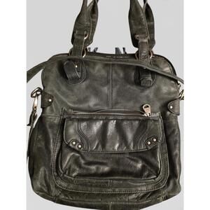 Perlina New York Black Leather Bag